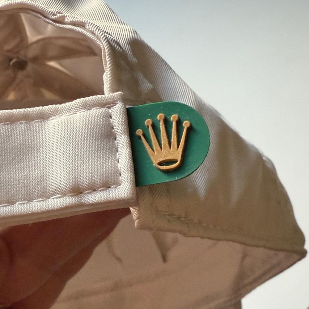 Rolex White Cap with Gold & Green Logo - Picture 4 of 7